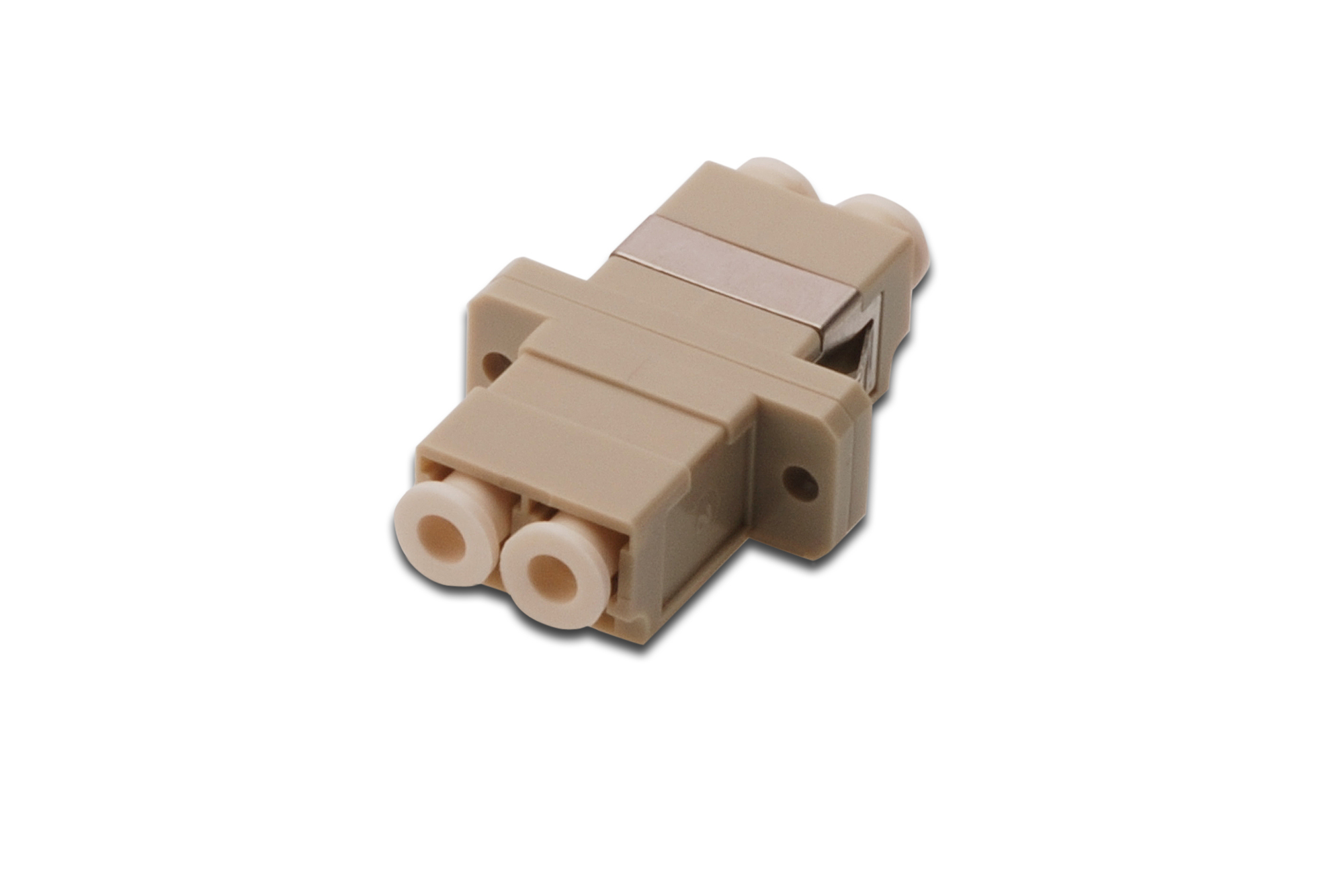 DN-96008-1 Digitus LC / LC Duplex Coupler, Gri renk, seramik sleeve, plastik gövde, multimode, sabitlemek için vida dahil