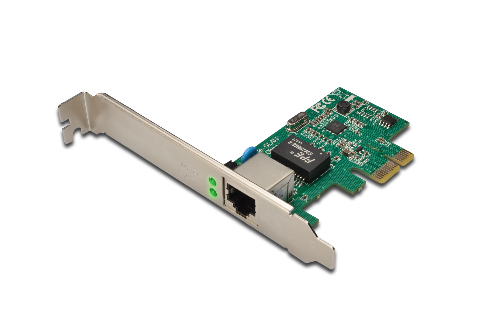 DN-10130-1 Digitus 1 Port 10/100/1000 Mbps Gigabit PCI Express Ethernet Kartı, 32-bit, Realtek RTL8168E chipset'li, Low Profile Bracket<br>
Digitus Gigabit Ethernet PCI Express Card 32-bit, low profile bracket,Realtek RTL8111H