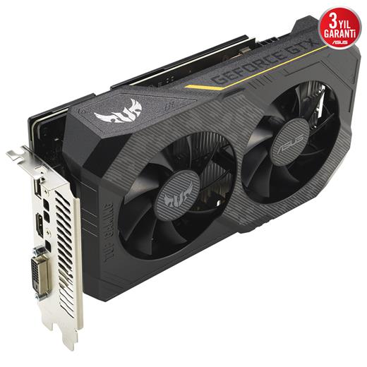 ASUS TUF-GTX1650-4GD6-P-V2-GAMING 4GB GDDR6 HDMI DVI 128BİT 