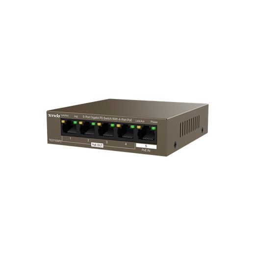 TENDA TEG1105PD 5PORT 10/100/1000 POE SWITCH