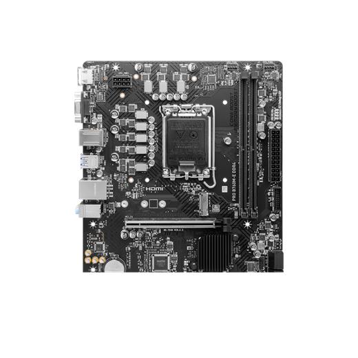 MSI PRO B760M-E DDR4 4800MHZ (OC) HDMI  M.2 MATX 1700P