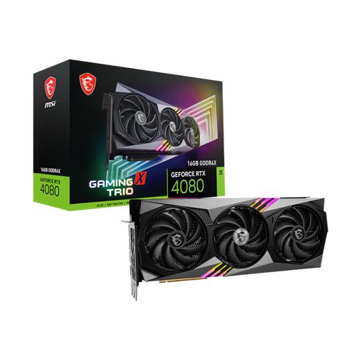 MSI GEFORCE RTX 4080 GAMING X TRIO 16G 16GB GDDR6X DP HDMI 256Bit