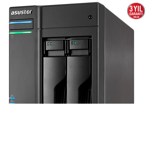 ASUSTOR AS6602T 2 YUVALI 4GB NAS DEPOLAMA ÜNİTESİ