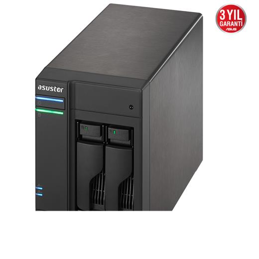 ASUSTOR AS6602T 2 YUVALI 4GB NAS DEPOLAMA ÜNİTESİ