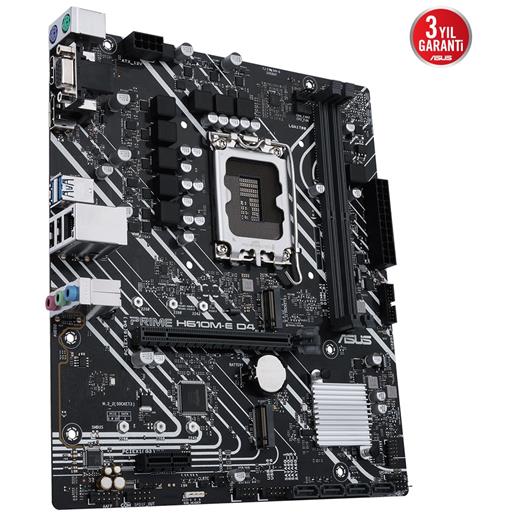 ASUS PRIME H610M-E D4 DDR4 3200(OC) VGA HDMI DP M.2 mATX 1700p