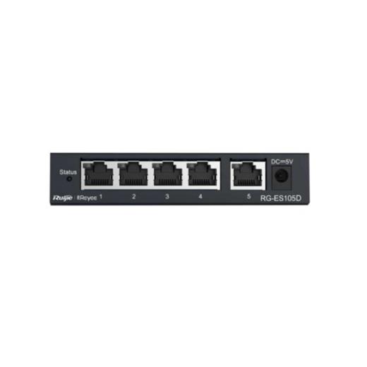 RUIJIE REYEE RG-ES105D 5 PORT 10/100 SWITCH METAL KASA 
