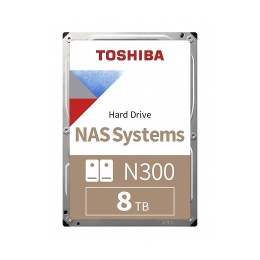8TB TOSHIBA N300 7200RPM SATA3 NAS 256MB HDWG480UZSVA