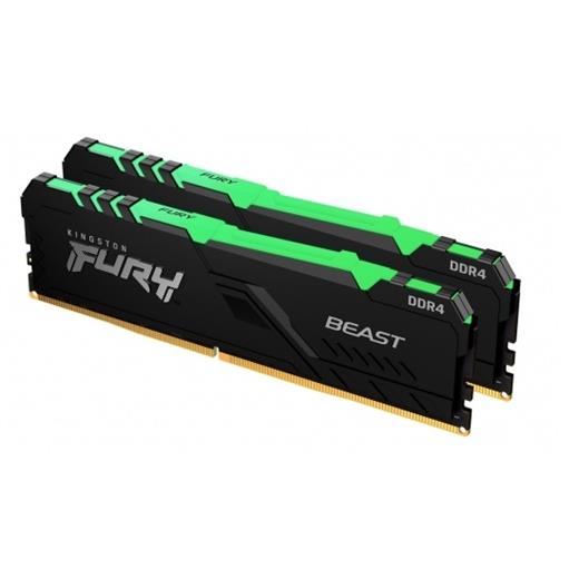16GB KINGSTON FURY Beast  RGB DDR4 3200Mhz KF432C16BBAK2/16 2x8G