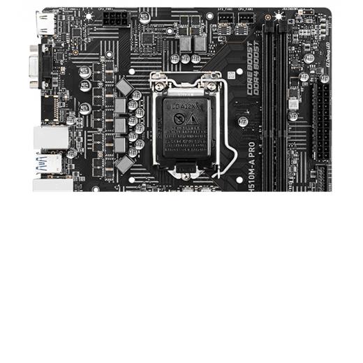 MSI H510M-A PRO DDR4 3200MHz HDMI M.2 mATX 1200p