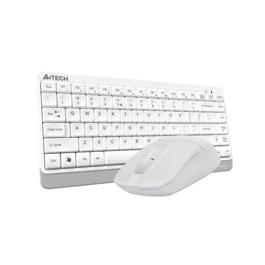 A4 TECH FG1112 2.4 Q FN-MM MİNİ KLAVYE+MOUSE SET BEYAZ