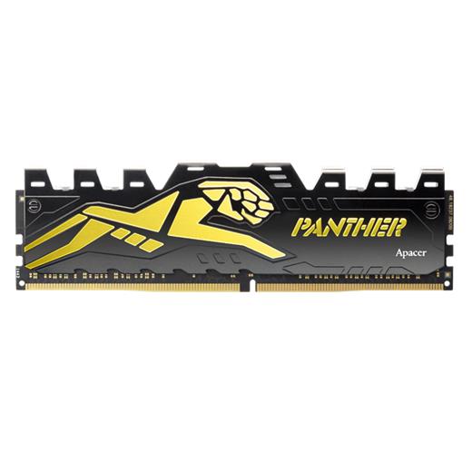 Apacer Panther Black-Gold 16GB (1x16GB) 3600Mhz CL18 DDR4 Gaming Ram (AH4U16G36C2527GAA-1)
