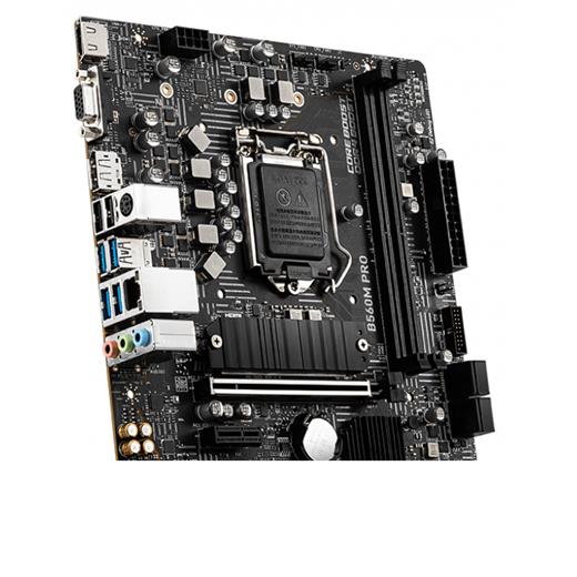MSI B560M PRO DDR4 5200Mhz(OC) HDMI M.2 mATX 1200P