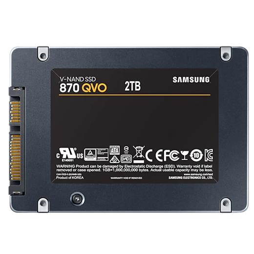 2TB SAMSUNG 870 560/530MB/s QVO MZ-77Q2T0BW SSD