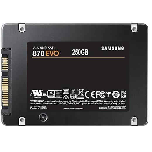 250GB SAMSUNG 870 560/530MB/s EVO MZ-77E250BW SSD