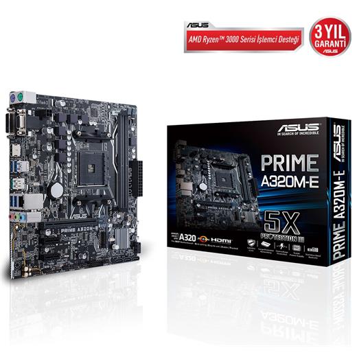 ASUS PRIME A320M-E DDR4 AM4 A320 USB3.0 M.2 SATA