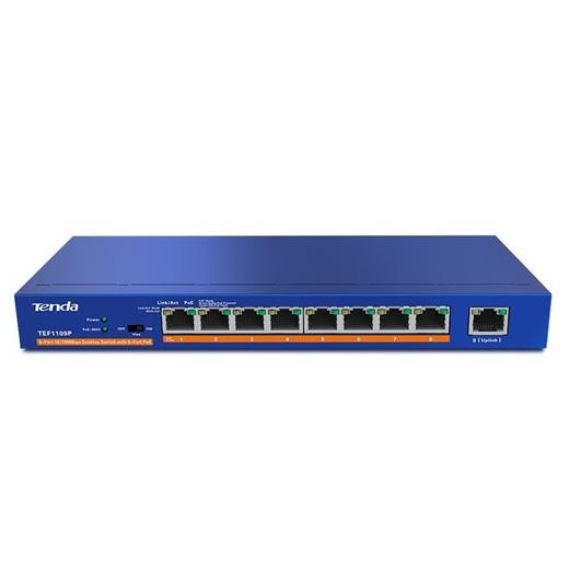 TENDA TEF1109P 9PORT 10/100 YÖNETİLEMEZ POE SWITCH