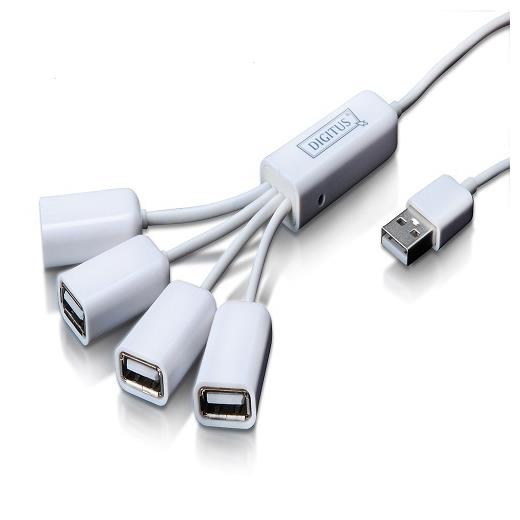 DIGITUS DA-70216 4 PORT USB 2.0 HUB KABLO FORMU
