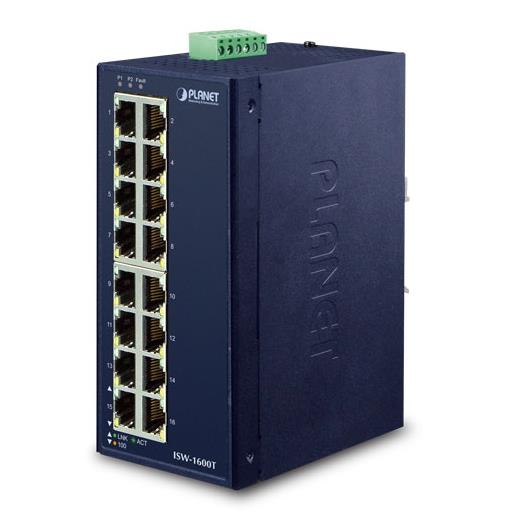 Pl-Isw-1600T Endüstriyel 16-Port 10/100Tx Fast Ethernet Switch (-40~75 Derece C)≪Br≫
Industrial 16-Port 10/100Tx Fast Ethernet Switch (-40~75 Degrees C)