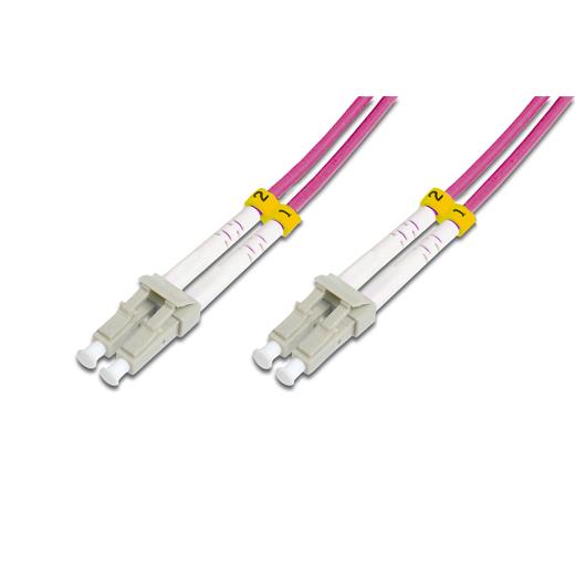 Bc-Fo-5Lclc-08/4 Beek Lc-Lc Fiber Optik Patch Kablo, Multimode Om 4 50/125 Duplex, 3.0Mm, Lszh, 8 Metre