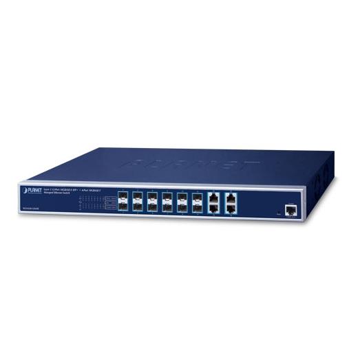 Pl-Xgs-6320-12X4Tr Layer 3 12-Port 10Gbase-X Sfp+ + 4-Port 10Gbase-T Managed Ethernet Switch With 48V Dc Redundant Power