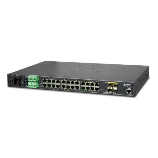Pl-Igsw-24040T Endüstriyel Tip L2+ Yönetilebilir Ethernet Switch (Industrial L2+ Managed Ethernet Switch)≪Br≫
24-Port 10/100/1000T≪Br≫
4 X 1000Base-Sx/Lx/Bx Sfp/Mini-Gbıc Yuva (Combo Port-21 İle Port-24 Arası), 100Base-Fx Sfp Uyumlu&Lt