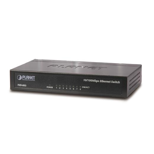 Pl-Fsd-803 Yönetilemeyen Switch (Unmanaged Switch)≪Br≫8-Port 10/100Base-T