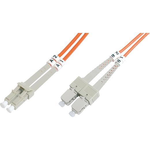 Bc-Fo-6Lcsc-05 Beek Lc-Sc Fiber Optik Patch Kablo, Multimode Om 1 62.5/125 Duplex, 3.0Mm, Lszh, 5 Metre