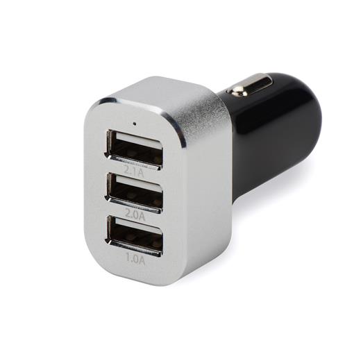 Ed-84119 Ednet Usb Araç İçi Çakmaklık Şarj Adaptörü, 3 X Usb Port, Giriş: 12-18V, Çıkış: 5V/5.1A Maksimum 1X 2.1A, 1X 2A, 1X 1A