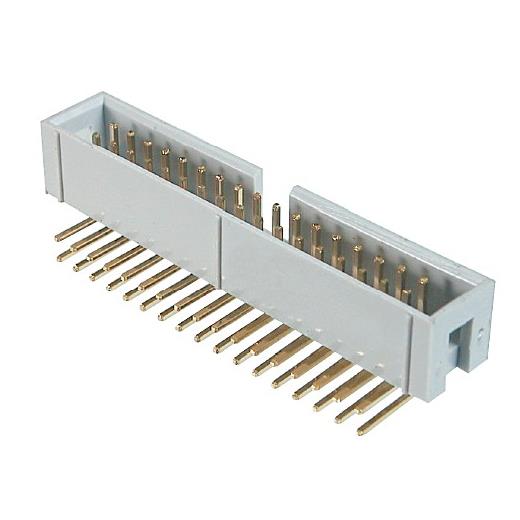 Awhw 14A-0503 Pcb Konnektör 14 Pin Erkek Kilitsiz 90 Derece