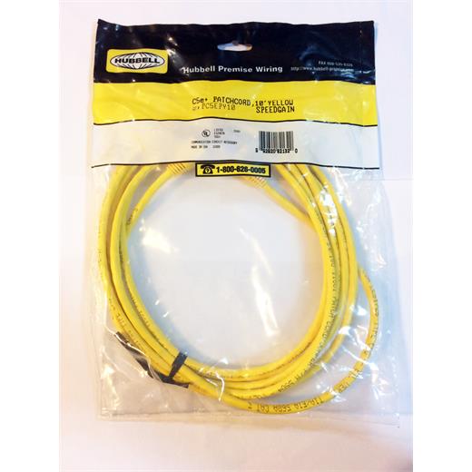 Dk-1511-030/Y-Hb Cat 5E+ Patch Kablosu, Sarı Renk, 3 Metre (10 İnch)