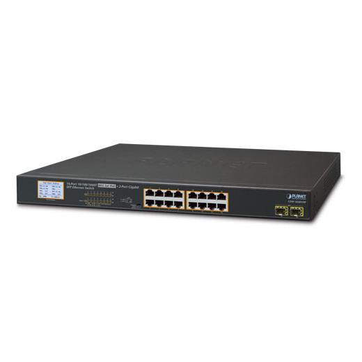 Pl-Gsw-1820Vhp Yönetilemeyen Switch (Unmanaged Switch)≪Br≫
16-Port 10/100/1000Base-T Ieee 802.3At/Af Poe+ İnjector (Port Başına 30.8 Watt) (Poe Güç Bütçesi Maks. 300 Watt)≪Br≫
2 X 1000Base-X Sfp Yuva≪Br≫
Lcd Ekranlı - Poe Kullan