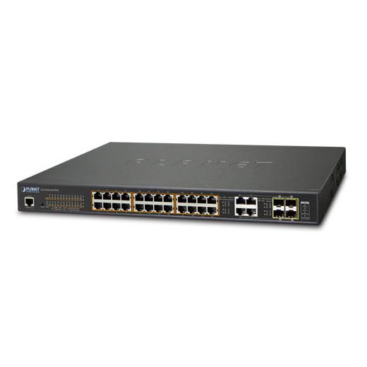 Pl-Gs-4210-24Up4C Yönetilebilir Gigabit Poe Switch (Gigabit Poe Managed Switch)≪Br≫
24 X 10/100/1000Base-T Ieee 802.3 At/Af/Bt Ultra Poe Injector (Port 1 İle Port-24 Arası) (Port Başına 60 Watt) (Poe Güç Bütçesi Maks. 600 Watt)≪Br≫
4 X