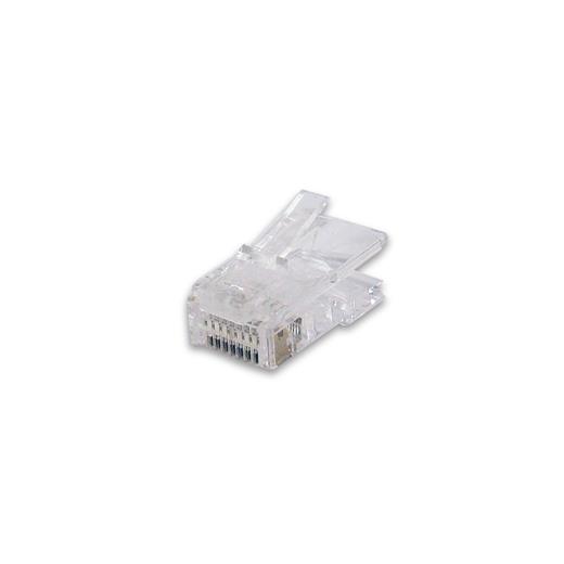 Bc-Mp5E Beek Modüler Fiş, Category 5E (Cat.5E), Rj45, 8P8C, Zırhsız (Unshielded), Yuvarlak Kablo Tipi, Altın Kalınlığı 0,6?