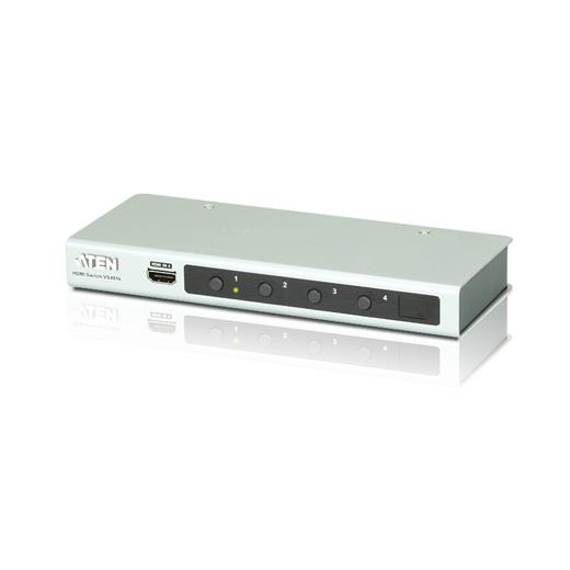 Aten-Vs481B 4 Port 4K Hdmı Switch,  4 Giriş -  1 Çıkış, Uzaktan Kumanda Ürünle Birlikte Gelmektedir≪Br≫
4-Port 4K Hdmı Switch