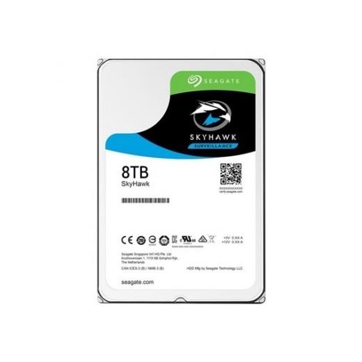 8TB SEAGATE SKYHAWK 256MB 7/24 RV ST8000VX010
