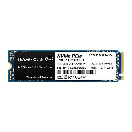 Team Mp33 Pro 1Tb 2400/2100Mb/S Nvme Pcıe Gen3X4 M.2 Ssd Disk  (Tm8Fpd001T0C101)