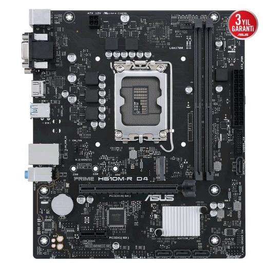 Asus Prıme H610M-R D4-Sı  Ddr4 3200(Oc) Matx 1700P