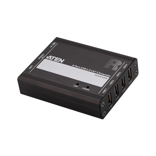 Aten-Uce32100 4-Port Usb 2.0 Cat 5 Sinyal Uzatma Cihazı, 100 Metre, Transmitter &Amp; Receiver Birim Dahil≪Br≫
4-Port Usb 2.0 Cat 5 Extender (100M)