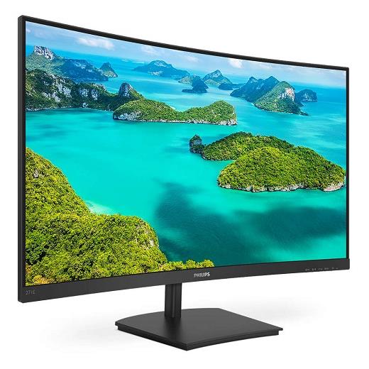 27 Phılıps 271E1Sca Fhd Ips 4Ms 75Hz Freesync Curved Hdmı Vga