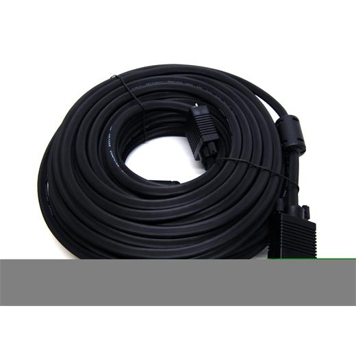 Bc-Dsp-Vg-Mm-20-1 Beek Vga Monitör Kablosu, Dsub 15 Erkek ≪-≫ Dsub 15 Erkek, 20 Metre, 3Coax/7C, Awg28, 2X Ferrite Filtreli, Siyah Renk≪Br≫
Beek Vga 20 Mt Cable M/M With Filter