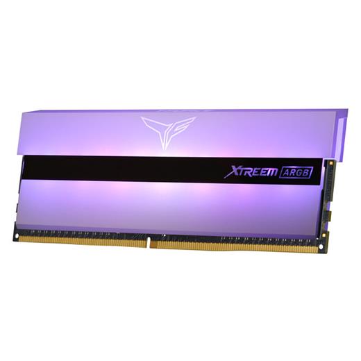 Team Xtreem Argb White 32Gb(2X16Gb) 3600Mhz Ddr4 Gaming Ram Cl18-22 (Tf13D432G3600Hc18Jdc01)