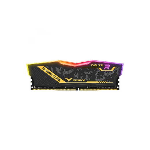 Team T-Force Tuf Yellow Delta Rgb 16Gb(1X16Gb) 3200Mhz Ddr4 Gaming Ram Cl16 (Tf9D416G3200Hc16F01)