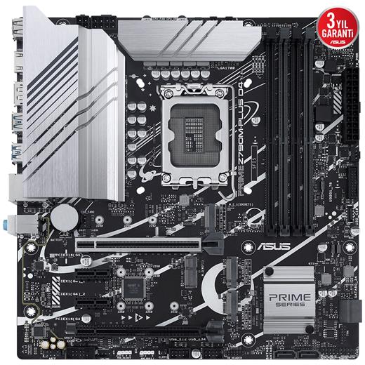 Asus Prıme Z790M-Plus D4 5333Mhz(Oc) Hdmı Dp Matx 1700P