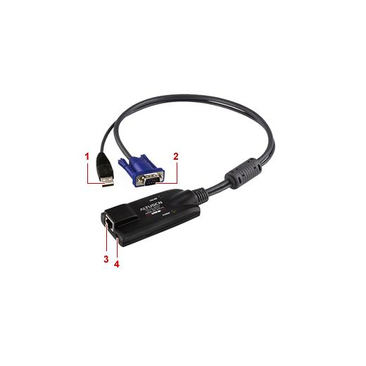 Aten-Ka7175 Usb Sanal Ortam Kvm Adaptörü(Cpu Modül), Maksimum Mesafe 50 Metre≪Br≫
Usb Vga Virtual Media Kvm Adapter

