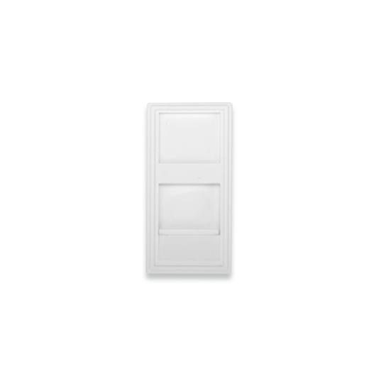Dn-93802-1-Sh Digitus 22.5X45Mm 1 Port Kapaklı Priz Modülü, Şeffaf Etiket Alanına Sahip Dn-93802-1 İçin, Beyaz Renk