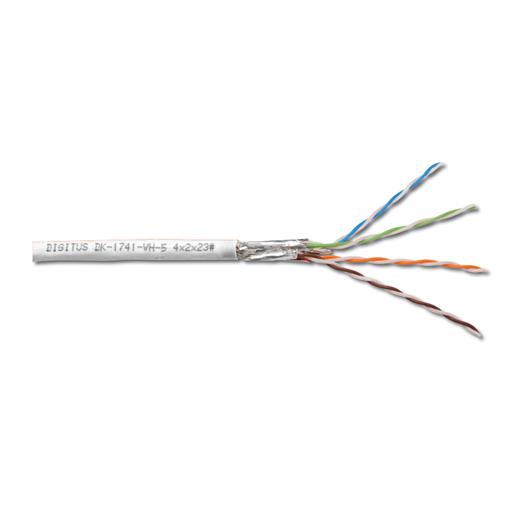 Dk-1741-Vh-5/Grey Digitus Category 7 (Cat. 7) S/Ftp Pımf (Pairs İn Metal Foil) Data Kablosu≪Br≫
1200 Mhz≪Br≫
Lszh (Low Smoke Zero Halogen)≪Br≫
Zırhlı (Shielded)≪Br≫
Awg 23/1≪Br≫
Gri Renk≪Br≫
500 Metrelik Rul