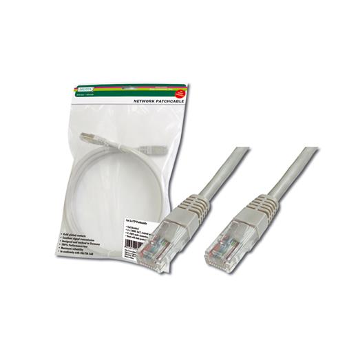 Dk-1511-015 Digitus Patch Kablo, Utp, Cat. 5E, 1.5 Metre, Awg 26/7, Gri Renk, 3P Sertifikalı