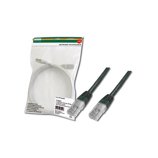 Dk-1511-030/Black Digitus Cat-5E Utp Patch Kablosu, 3 Metre, Awg 26/7, Siyah Renk, 3P Sertifikalı 