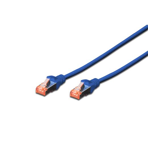 Dk-1644-005/B Digitus Cat.6 Patch Kablo, S-Ftp, Halogenfree, Awg 27/7, 0.5 Metre, Mavi Renk
