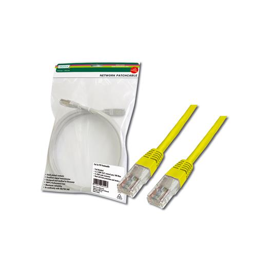 Dk-1511-100/Y Digitus Patch Kablo, Utp, Cat. 5E, 10 Metre, Awg 26/7, Sarı Renk, 3P Sertifika